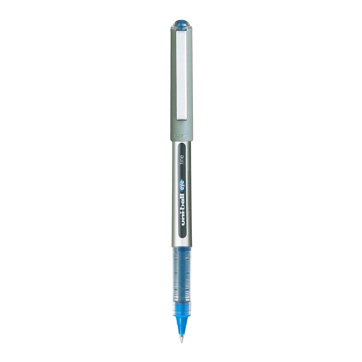 uni-ball Eye UB157 0.7mm Roller Ball Pen (Blue, Black & Red Ink, Pack of 3)