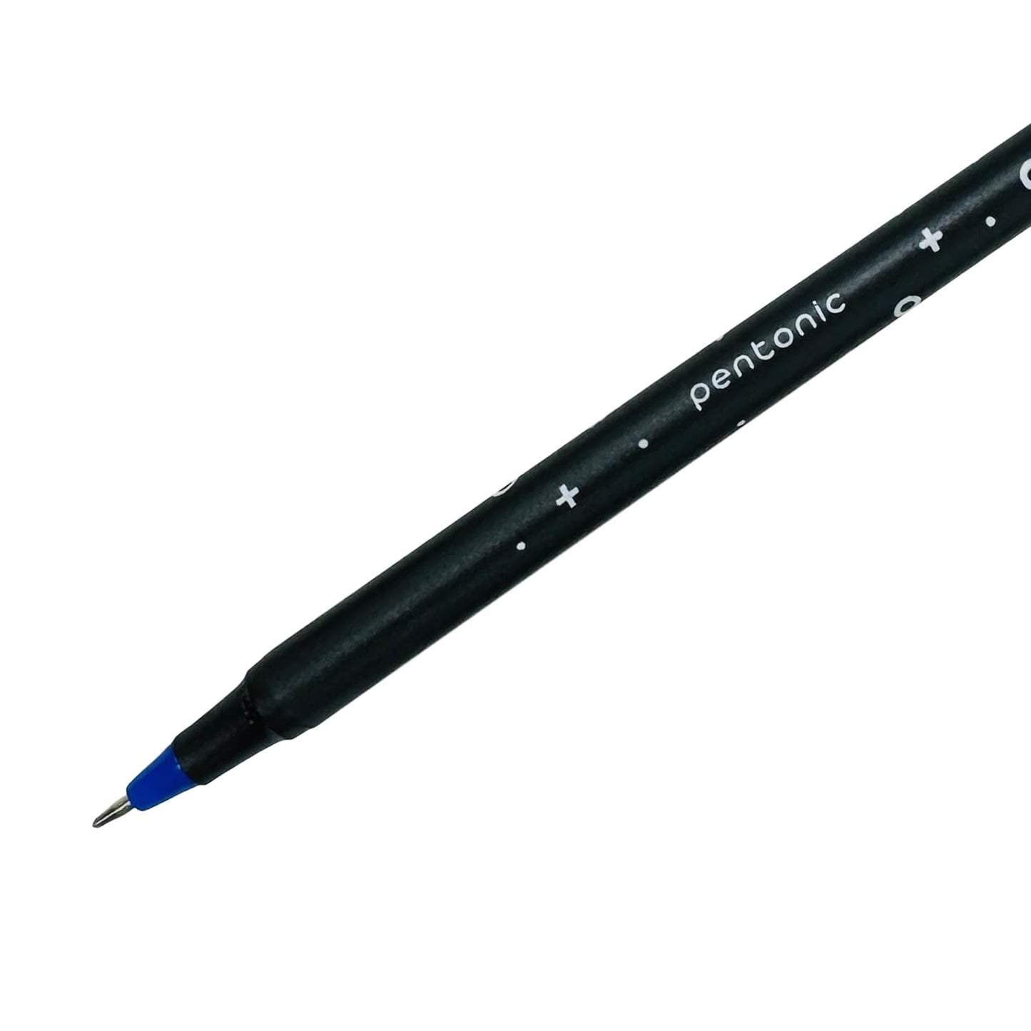 Pentonic Cipher 0.7mm Ball Pen Tumbler, 70 Pcs Blue Ink+20 Pcs Black Ink+10 Pcs Red Ink (Pack of 100)