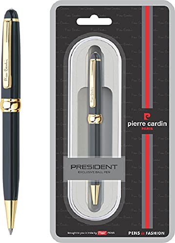 Pierre Cardin President Ball Pen , Blue Ink, Pack of 1