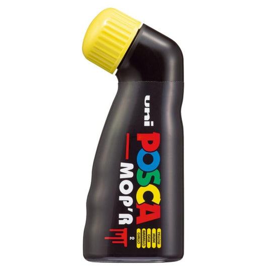 uni-ball Posca MOPR PCM-22 Multi Surface 3-19 mm Round Tip Paint Marker Yellow Ink, Pack of 1