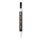 uni-ball Posca 3M 0.9-1.3 mm Bullet Shaped Marker Pen, White Ink, Pack of 1