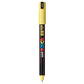 uni-ball Posca PC-1MR 0.7 mm Extra-Fine Tip Markers, Yellow Ink, Pack of 1
