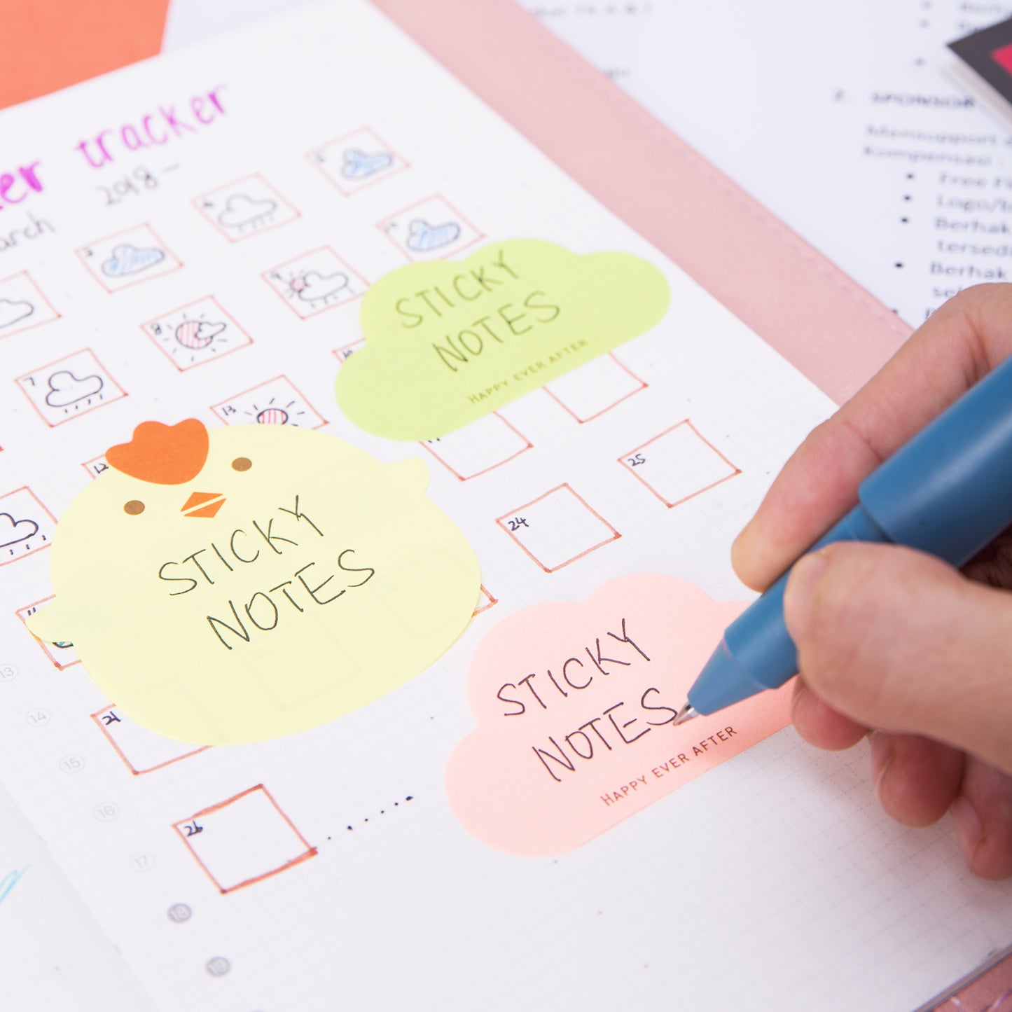 Deli WA55002 Sticky Notes, 80 gsm, 76x76mm (Pack of 1)