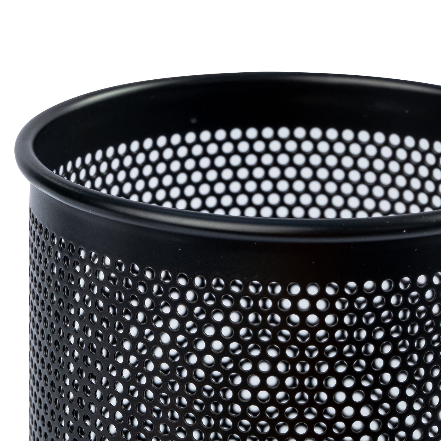 Deli W909 Mesh Pen Holder (Black, Pack of 1)