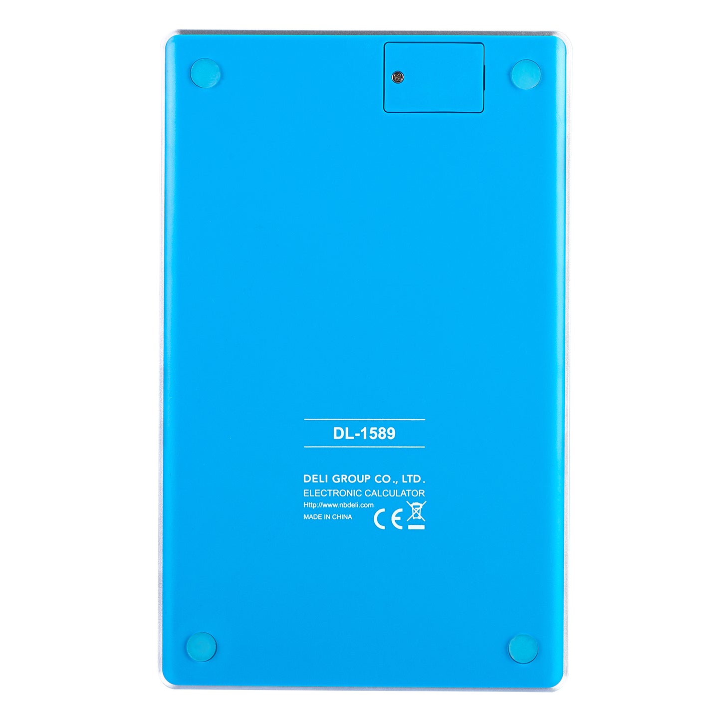 Deli W1589 Modern Compact Calculator 12-Digit, Blue