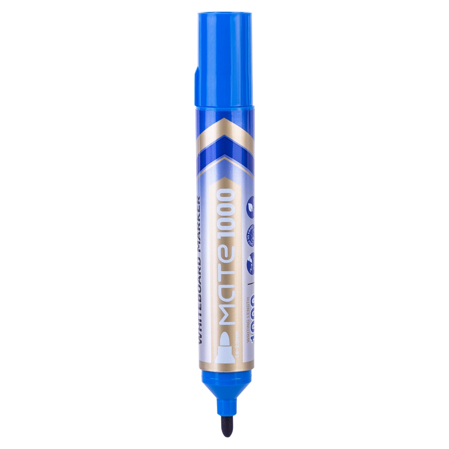 Deli WU008-BL Whiteboard Marker, Blue