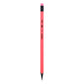 Deli WU54600 Neon Series Pre-Sharpened, Wood-Free, HB Pencils with Eraser (12 Pcs)