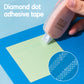 Deli Macaron WA49201 Blue Non-Toxic Double Sided Adhesive Roller Correction Tape (8M x 6mm, 1pcs, Color may Vary)