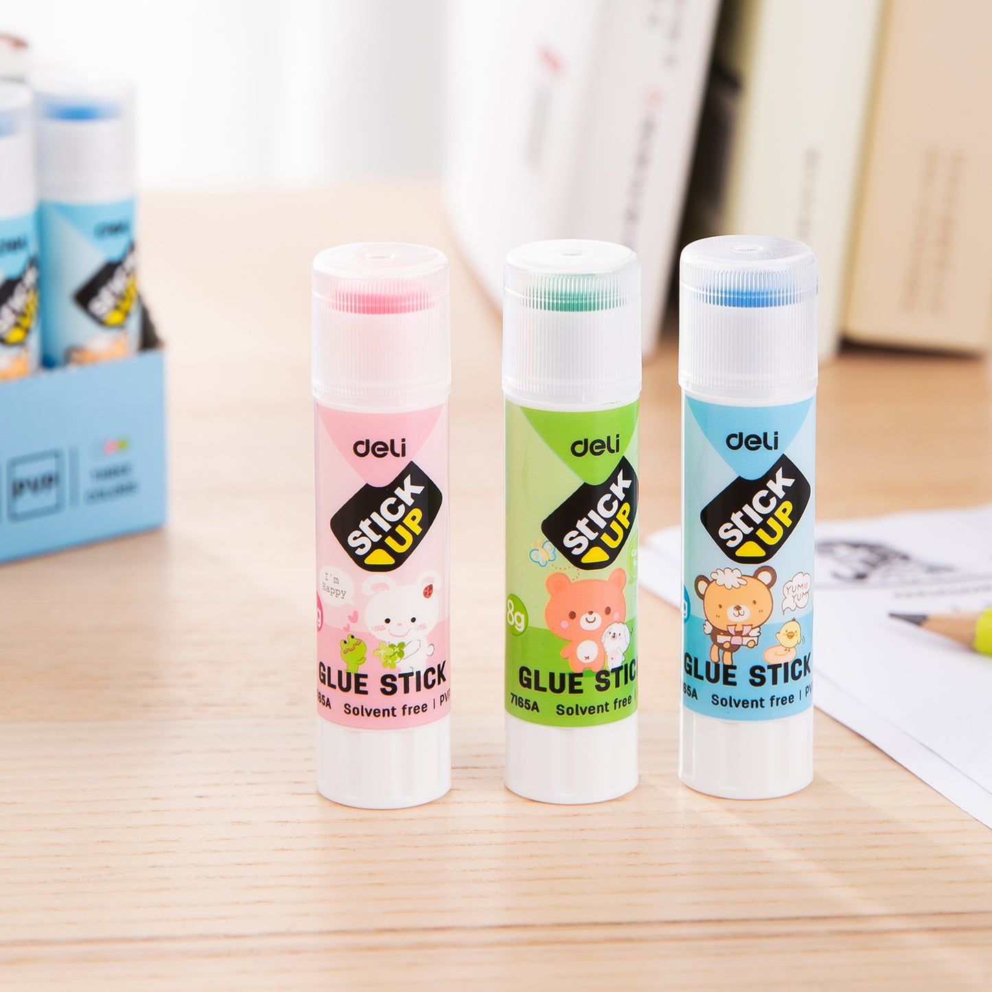 Deli WA7165A Glue Stick 8gm (Pack of 1, Color May Vary)