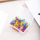 Deli W0030 Transparent Push Pin, Pack of 1 (Multicolor)