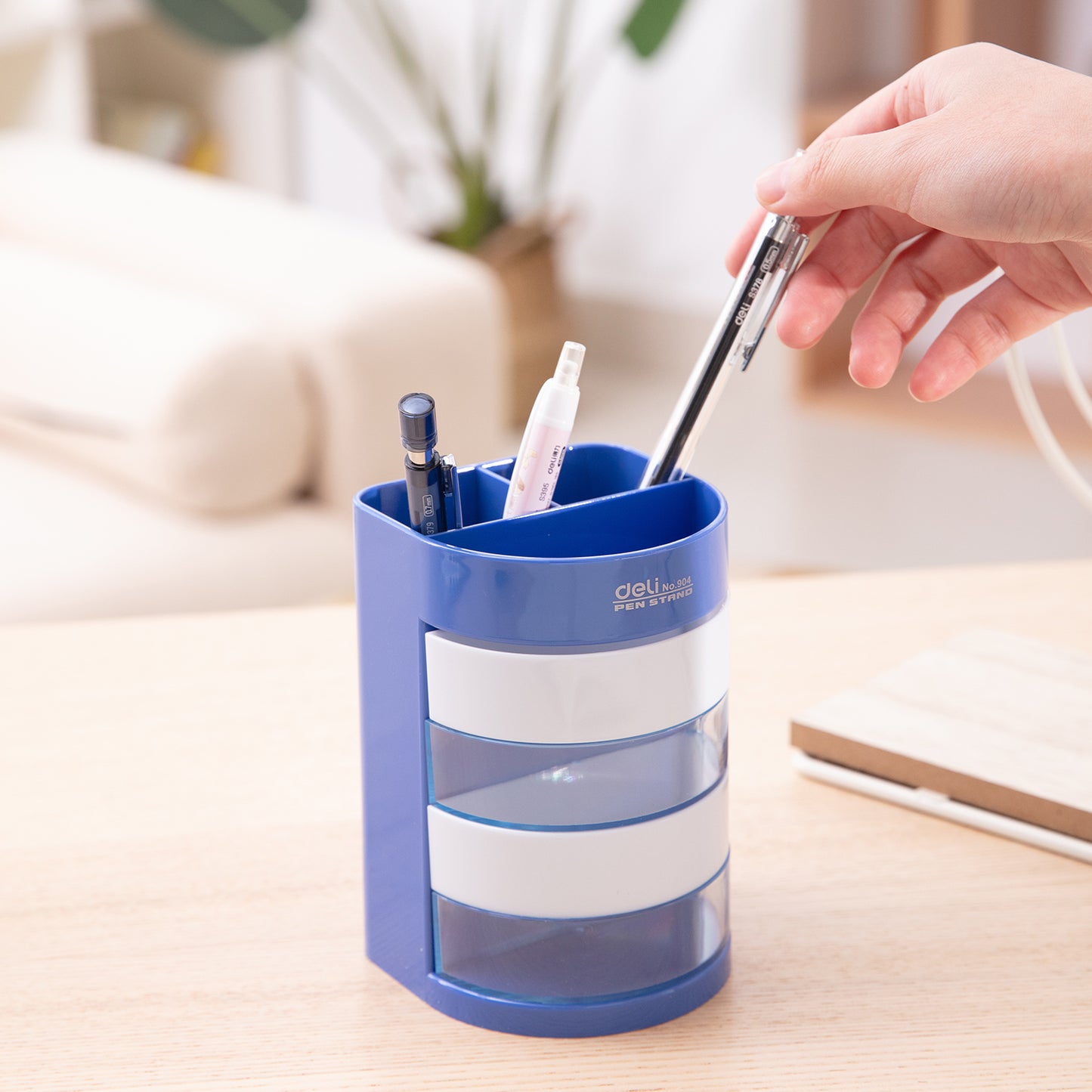 Deli W904 Desk Organizer (Pack of 1, Color May Vary)
