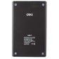 Deli W1589P Modern Compact Calculator 12-Digit, Black