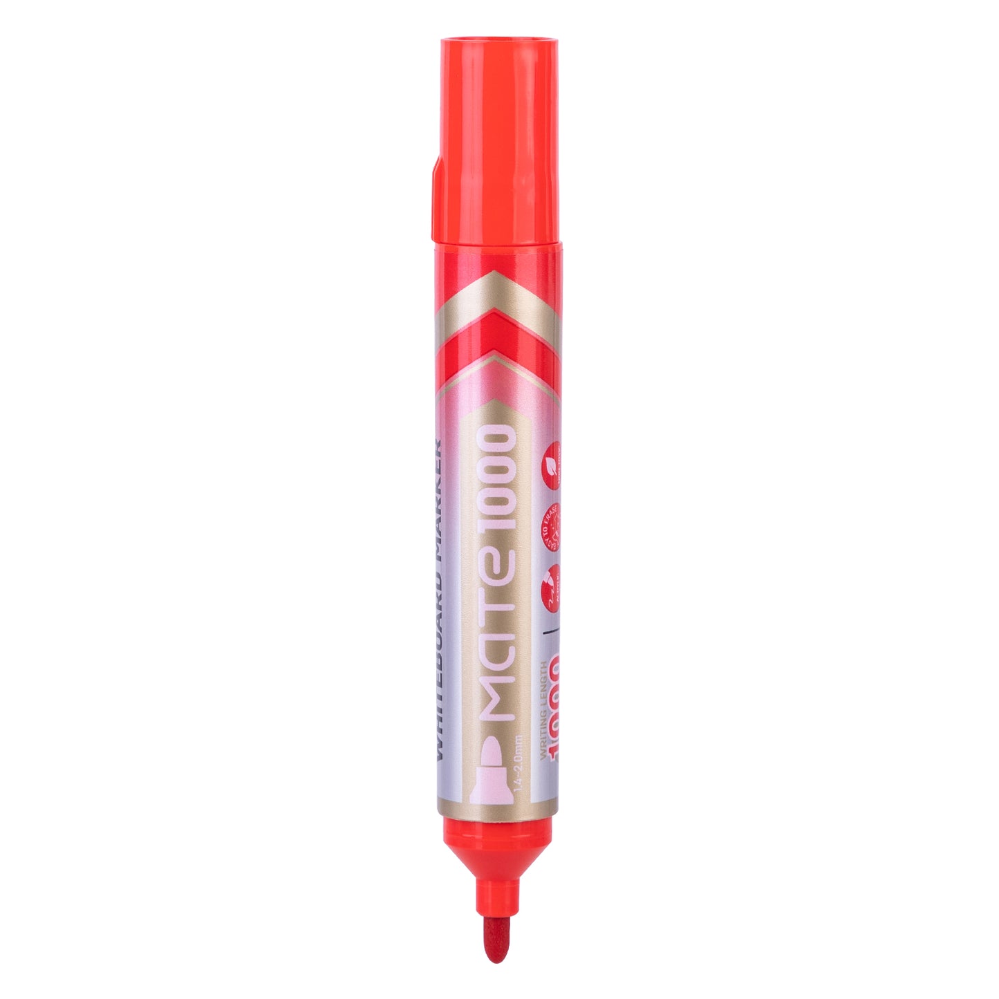 Deli WU008-RE Whiteboard Marker, Red