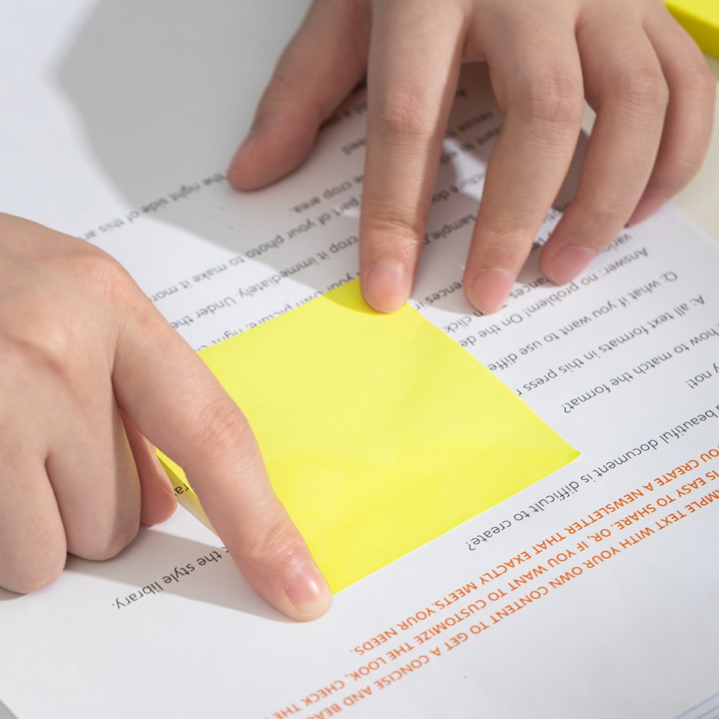 Deli WA02302 Sticky Note, 3" x 3", 2x100 Sheets, Yellow (Pack of 1)