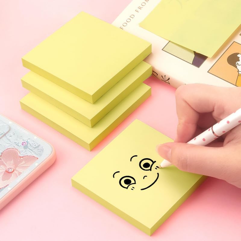 NUOVI Sticky Notes (Set of 3, Yellow)