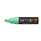 uni-ball Posca PC-8K 8.0 mm Bold Point Chisel Shaped Marker Pen, Light Green Ink, Pack of 1