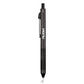 NUOVI 3+1 Multifunctional Pen, Black Metal Body (3 Ink & 0.5mm Pencil)