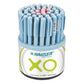 Hauser XO 0.6mm Ball Pen, 50 Pcs Tumbler Pack, Blue, Black & Red Ink, Pack of 1