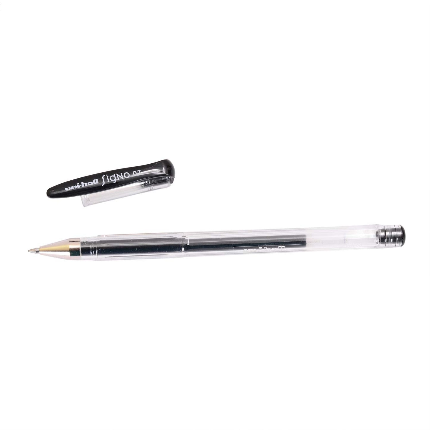 uni-ball Signo UM-100 0.7mm Gel Pen, Black Ink, Pack of 6