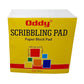 Oddy Scribbling Paper Block Pad - 480 Sheets - White - Pack of 1