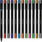 Pentonic Multicolor Gel Pen With Hard Box Case (0.6 mm 1.0 mm, 12 Pcs Set), Pack Of 1