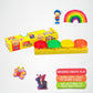 Flair Creative Series My Dough Glitter Kit, 4 Multicolour Shades, Pack of 1