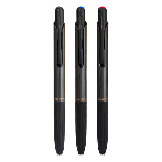 Linc Pentonic G-RT Gel Pen Blister Pack (0.7 mm, Blue,Black & Red Ink, Pack of 3)