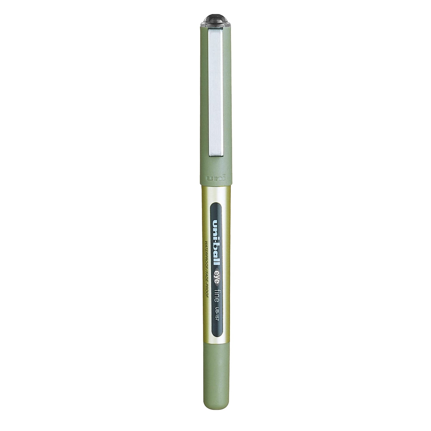 uni-ball Eye UB157 0.7mm Roller Ball Pen, Blue, Black, Red, Green & Pink Ink, Pack of 5