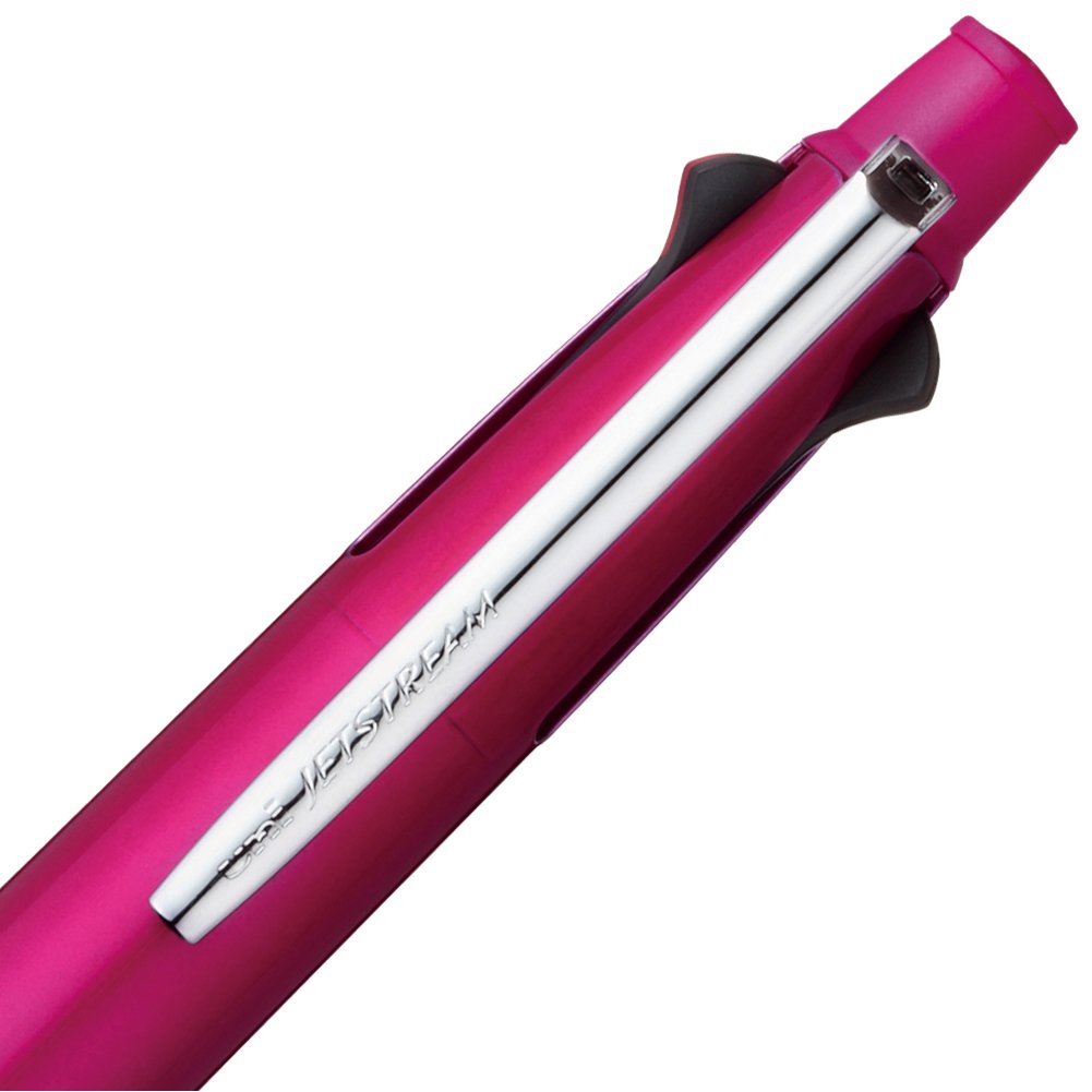 uni-ball Jetstream MSXES-1000 0.7mm Ball Pen & 0.5mm Mechanical Pencil, Multicolor Ink, Pink Body, Pack of 1