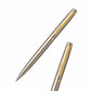 Pierre Cardin Monza Copper & Nickle Finish Exclusive Metal Ball Pen, Blue Ink, Pack of 1
