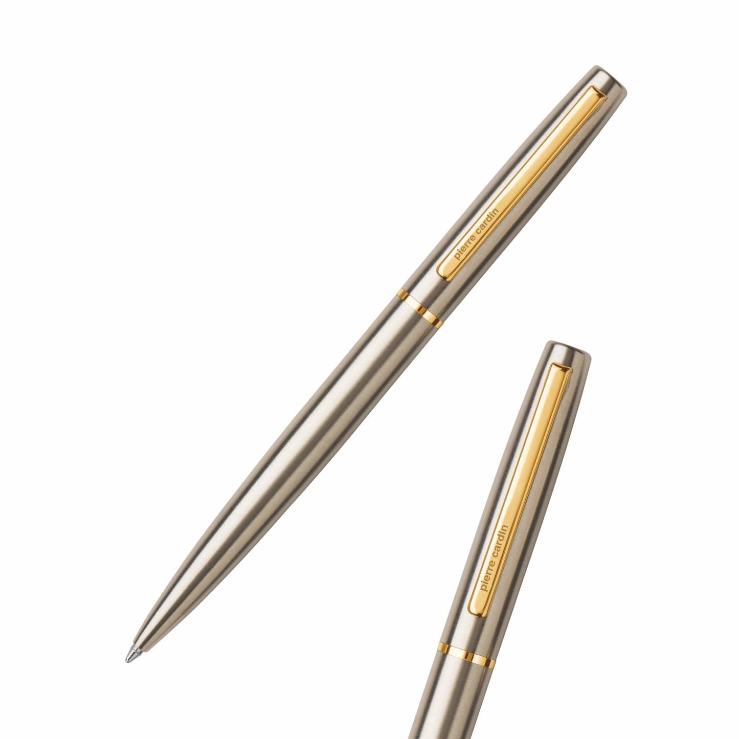 Pierre Cardin Monza Copper & Nickle Finish Exclusive Metal Ball Pen, Blue Ink, Pack of 1