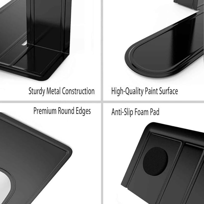 NUOVI Bookend (8.5 inch, Black)