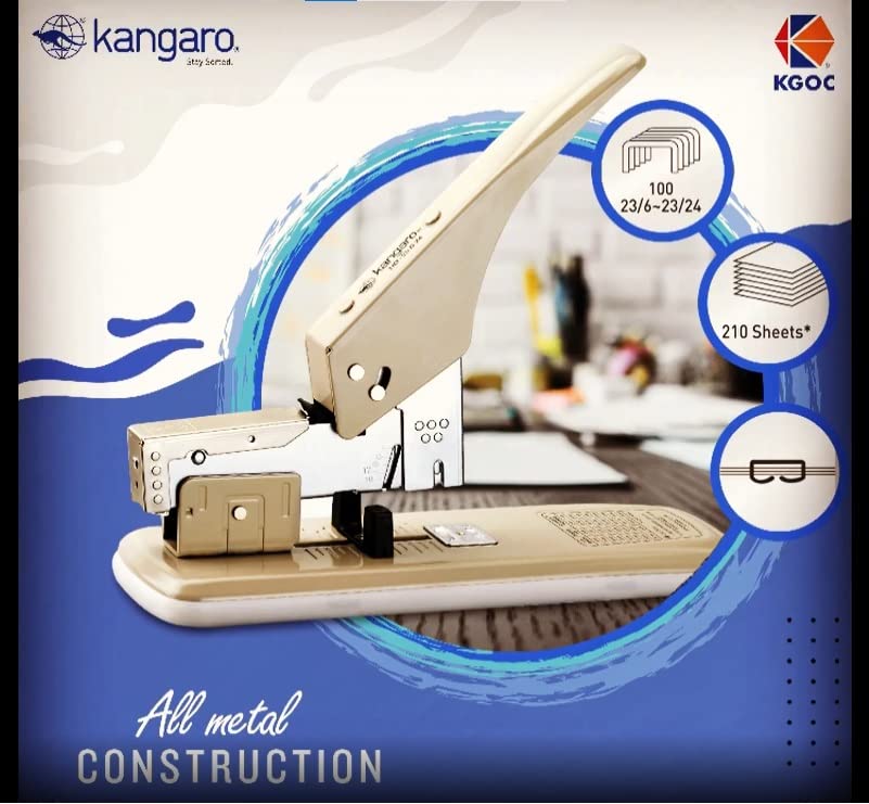 Kangaro Staplers HD-23S24, Color May Vary, Pack of 1