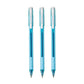 uni-ball Jetstream SX-101FL Roller Ball Pen (Sky Blue Body, Blue Ink, Pack of 3)