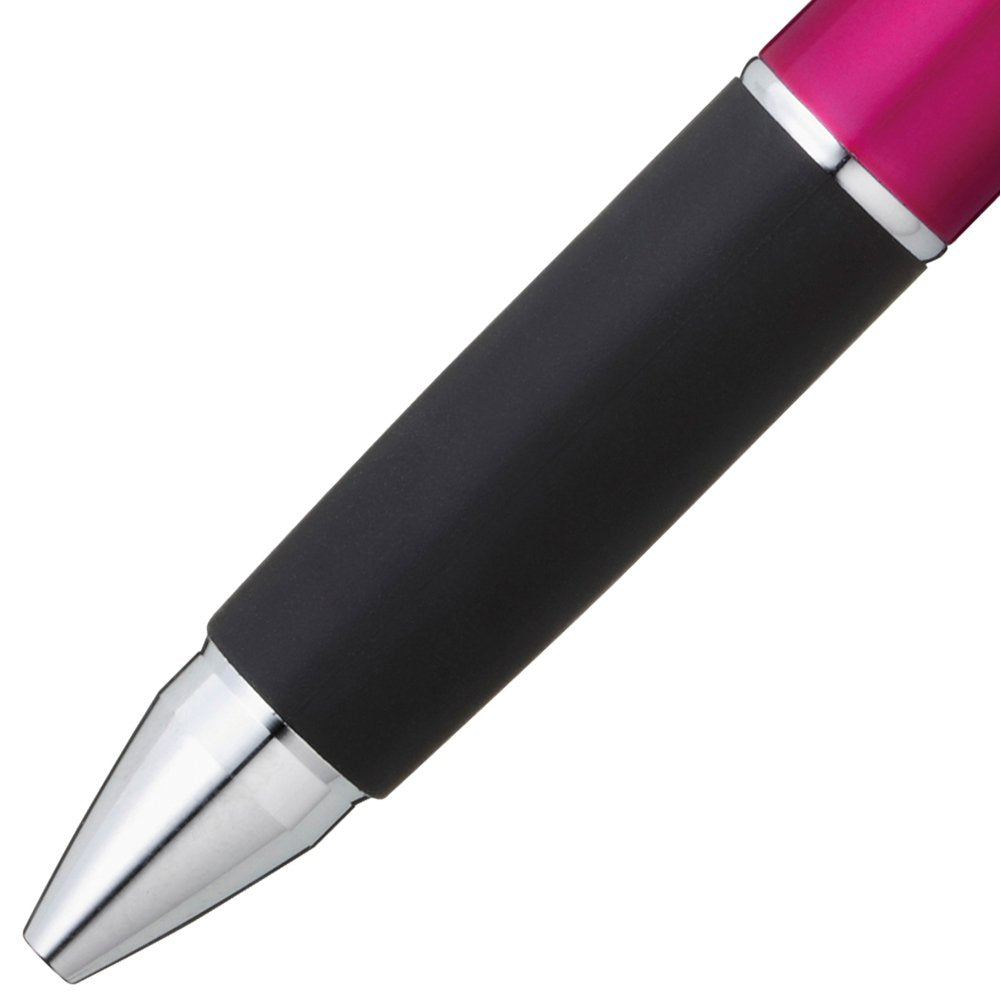 uni-ball Jetstream MSXES-1000 0.7mm Ball Pen & 0.5mm Mechanical Pencil, Multicolor Ink, Pink Body, Pack of 1