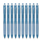 Pentonic B-RT Shades 0.7 mm Ball Point Pen Box Pack(Blue Ink, Pack of 10)