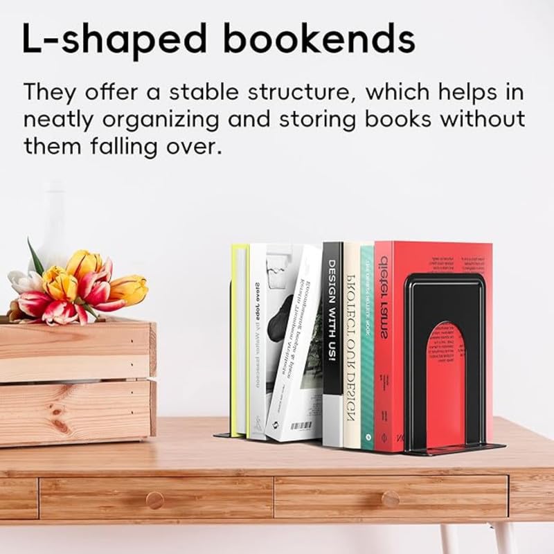 NUOVI Bookend (8.5 inch, Black)