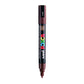 uni-ball Posca 5M 1.8-2.5 mm Bullet Shaped Markers, Brown Ink, Pack of 1