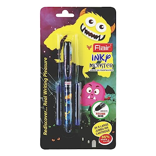 Flair Inky Series Monster Liquid Ink Fountain Pen Blister Pack