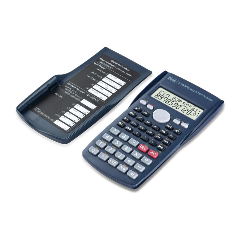 Flair Scientific Series FC-82MS Scientific Calculator, Black, Pack of 1