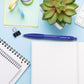 uni-ball Click Gel XSGR7 0.7mm Retractable Gel Pen, Blue Ink, Pack of 1