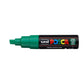 uni-ball Posca PC-8K 8.0 mm Bold Point Chisel Shaped Marker Pen, Green Ink, Pack of 1
