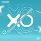 Hauser XO 0.6mm Ball Pen, 50 Pcs Tumbler Pack, Blue, Black & Red Ink, Pack of 1