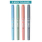 Hauser Inx XO Liquid Ink Fountain Pen Blister Pack, Blue Ink, Pack of 3