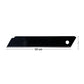 NUOVI 18mm Cutter Blade Refill (Set of 10, Black)