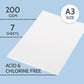 PaperPep Artists' Watercolour Paper 200GSM Cold Pressed A3 Pack of 7