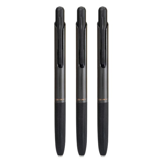 Linc Pentonic G-RT Gel Pen Blister Pack (0.7 mm, Black Ink, Pack of 3)