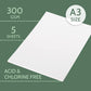 PaperPep Artists' Gouache Paint Paper 300GSM Cold Pressed A3 Pack of 5