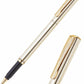 Pierre Cardin Golden Eye Copper & Nickle Finish Exclusive Metal Roller Ball Pen, Blue Ink, Pack of 1
