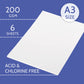 PaperPep Artists' Mixed Media Paper 200GSM A3 Pack of 6